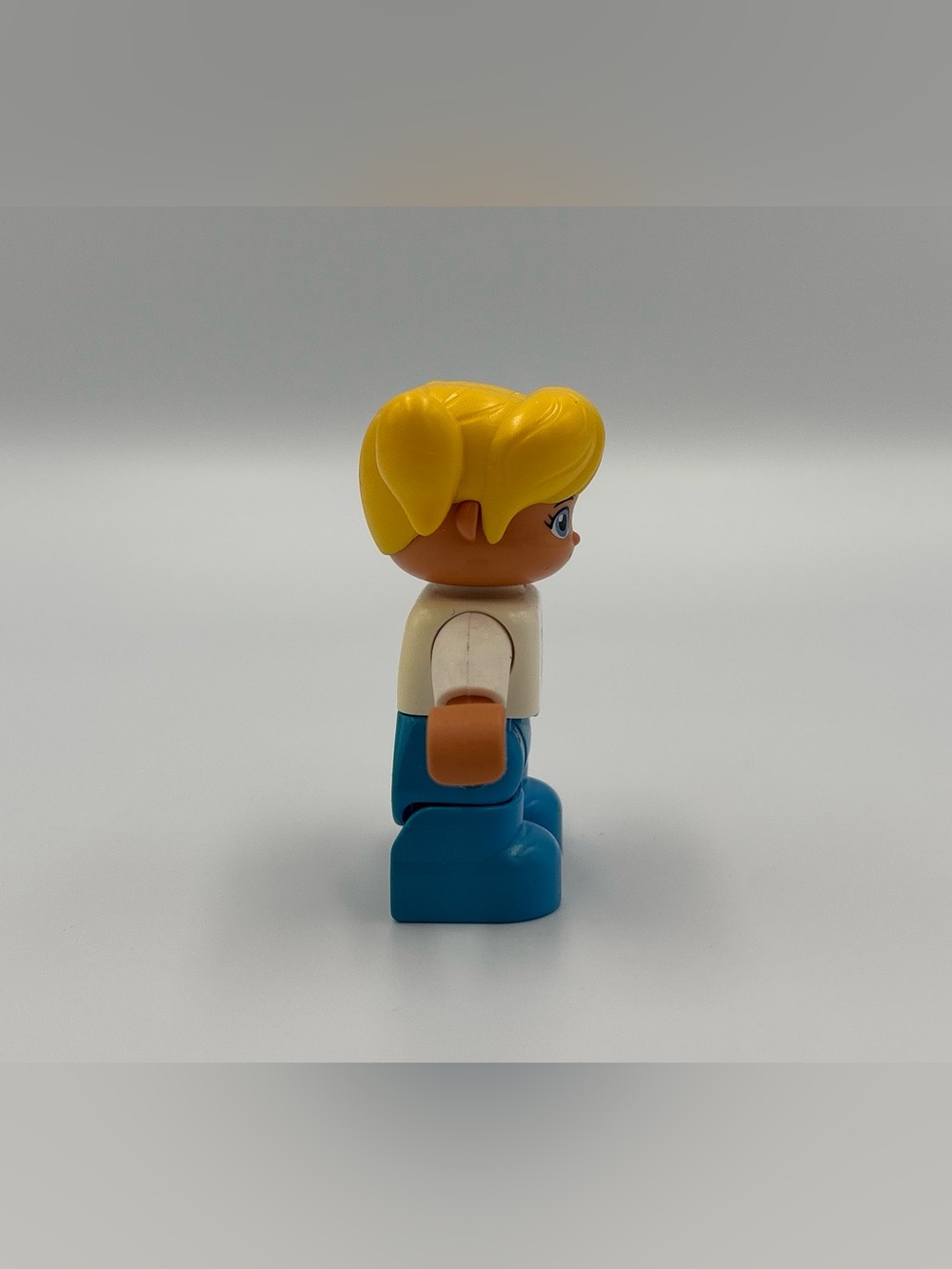 RARE Retro Lego Duplo Toy Lot- Blonde Girl Green Hat Boy Car Shirt Boy Figures - Picture 9 of 13